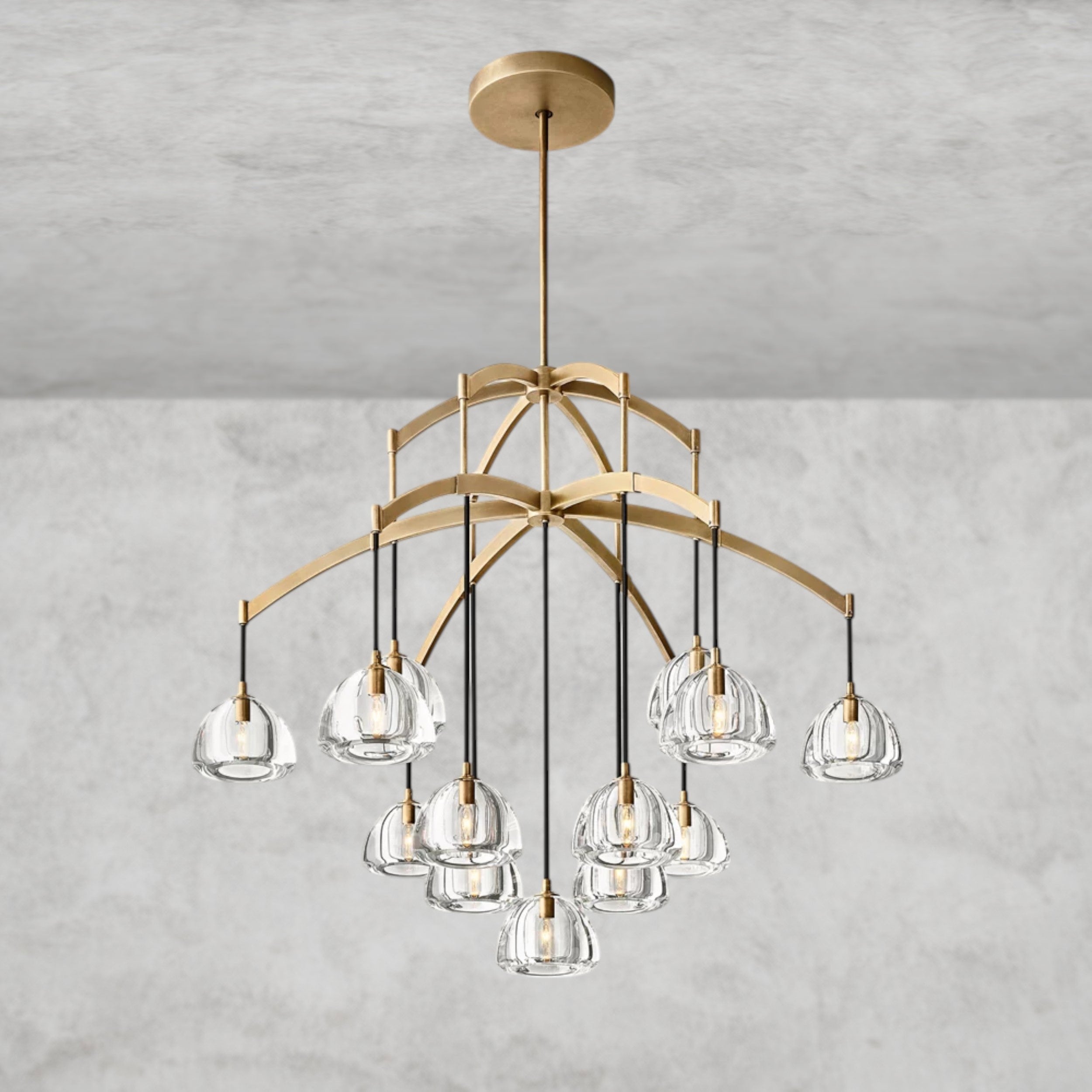 Hemisphere Round Chandelier 36", 48", 60"